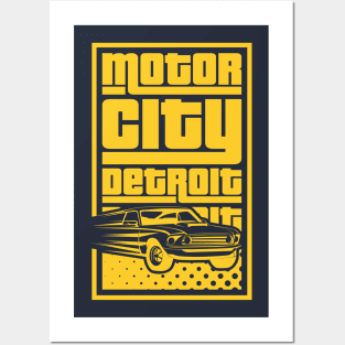 Motor City Detroit Posters and Art